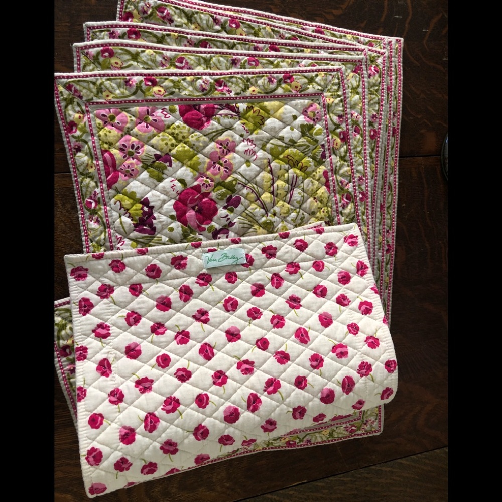 Vera Bradley placemats. Set of 8